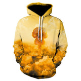 3D Skull Hættetrøjer Herre / kvinder Hoody Sweatshirts