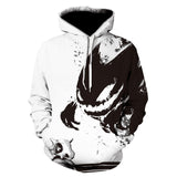 3D Skull Hættetrøjer Herre / kvinder Hoody Sweatshirts