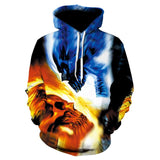 3D Skull Hættetrøjer Herre / kvinder Hoody Sweatshirts